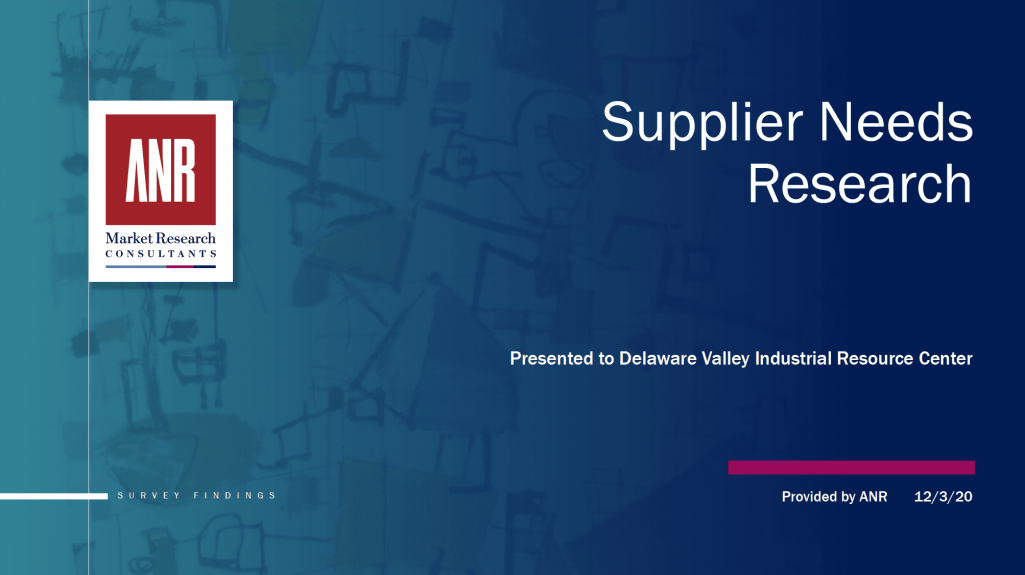 Supplier Needs Research Report